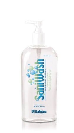 SaniWash - Antimicrobial Soap Liquid 16 oz. Pump Bottle Scented - 34452