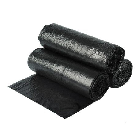 Colonial Bag - Trash Bag 60 gal. Black LLDPE 0.80 mil 38 X 58 Inch X-Seal Bottom Flat Pack - CB2-62X