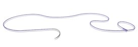 STRATAFIX Symmetric PDS Plus - Antibacterial Suture with Needle Absorbable Uncoated Violet Suture Monofilament Polydioxanone with Irgacare MP Antibacterial Suture Size 1 45 cm Suture 1-Needle 40 mm Length 1/2 Circle Taper Point Needle - SXPP1A405