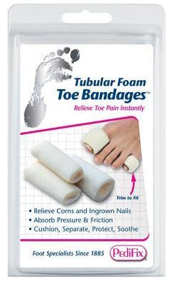 Tubular-Foam Toe Bandages - Toe Bandage Small Pull-On Toe - P337-S