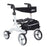 Drive Medical Nitro 4 Wheel Rollator White Adjustable Height Aluminum Frame - RTL10266WT