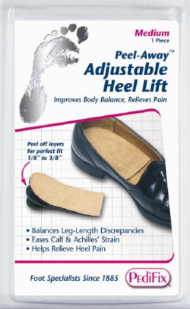 Pedifix Adjust-A-Heel Lift Heel Lift Large Without Closure Male 9+ / Female 11+ Left or Right Foot - 6582-L