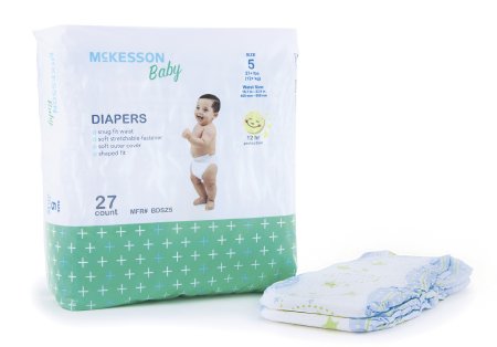 McKesson McKesson Baby Diaper Tab Closure Size 5 Disposable - BDSZ5