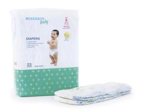 McKesson McKesson Baby Diaper Tab Closure Size 6 Disposable - BDSZ6