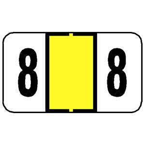 Tabiies Jeter 7300 Compatible Numeric Label Rolls, 15/16" H x 1-5/8" W, 500 Per Roll