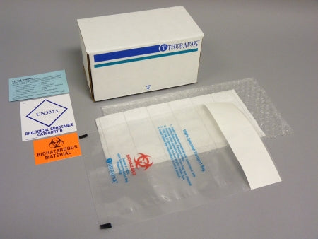 Therapak Biological Substance Category B Ambient - Ambient Specimen Transport System 4 X 4 X 7 Inch ID, 4-1/4 X 4-1/4 X 8 Inch OD For Shipping of Category B Substances - 37801