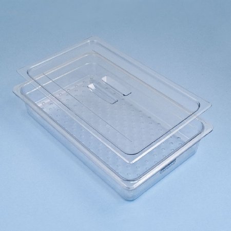Sklar - Instrument Soaking Tray with Lid Solid Botton Extra Large Plastic 4 X 12-3/4 X 21 Inch - 10-3062
