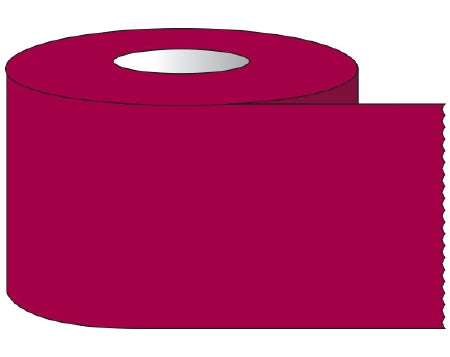 Shamrock Scientific Shamrock Blank Label Tape Multipurpose Label Without Legend Maroon 3/4 X 500 Inch - ST-34-22