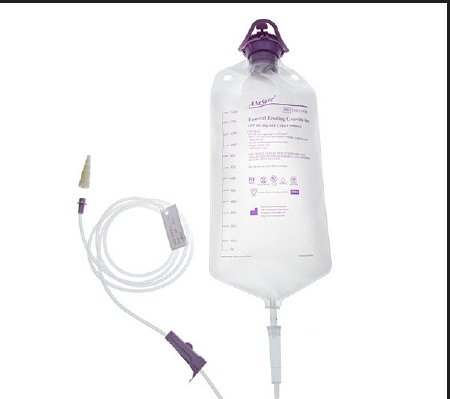 Alcor AMSure - Gravity Feeding Bag Set ALCOR AMSure 1200 mL - ENF1203K