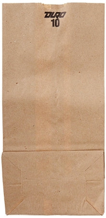 Saalfeld Redistribution Duro Grocery Bag Brown Kraft Recycled Paper 10 lbs. - 18410