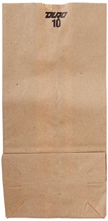 Duro - Grocery Bag Brown Kraft Recycled Paper #10 - 18410