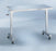 Blickman Straddle Instrument Table 24 X 48 X 36 to 56 Inch Stainless Steel - 7895SS-O