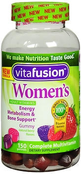 Church and Dwight Vitafusion Multivitamin Supplement Vitamin A / Ascorbic Acid / Vitamin D / Vitamin E 2500 IU - 30mg - 800 IU - 15 IU Strength Gummy 75 Per Bottle Mixed Berry Flavor - 2791702271