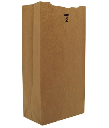 Unisource Duro Grocery Bag Brown Kraft Recycled Paper 8 lbs. - 80957