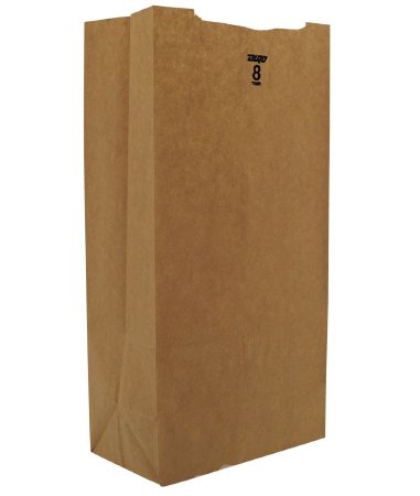 Duro - Grocery Bag Brown Kraft Recycled Paper #8 - 18408