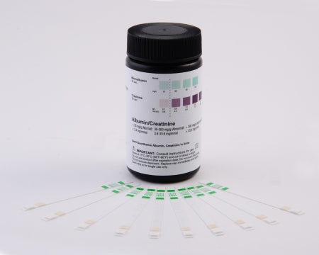 Rapid Response - Urinalysis Test Creatine, Microalbumin 25 per Bottle - Btnx - U2.3-1S25