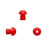 Sanibel - Mushroom Eartip 10mm, Red For Ero-Scan, EasyTymp - 8012972
