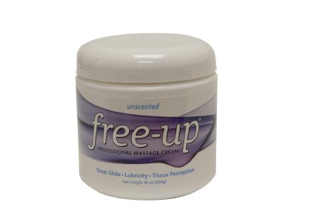 Free-Up - Massage Treatment 16 oz. Jar Unscented Cream - 13-3241