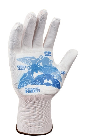 Warwick Mills Turtleskin CP Neon Insider Cut Resistant Glove Liner Powder Free Nylon / Polyester White Large - CPB-300-LARGE