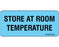 Shamrock Scientific Shamrock Pre-Printed Label Auxiliary Label STORE AT ROOM / TEMPERATURE Blue 1 X 2-1/4 Inch - UPCR-6104