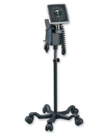 American Diagnostic Corp Diagnostix Aneroid Sphygmomanometer Mobile 1-Tube Large Adult Size Arm - 752M-12XBK