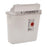 NovaPlus - Sharps Container Novaplus 1.25 Gallon Translucent Base / Translucent Lid Horizontal Entry Counter Balanced Door Lid - V8506