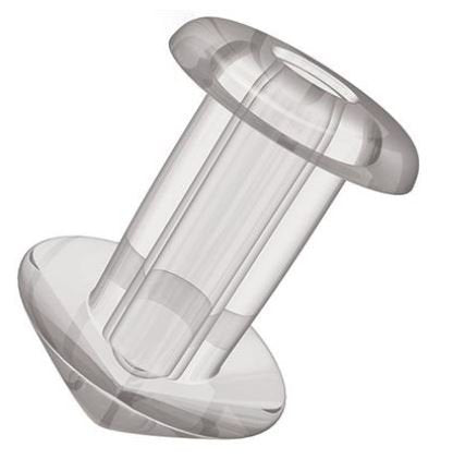 Oasis Soft Plug Eye Punctal Plug Silicone Semi-Permanent Style Medium 1 mm Length 0.8 mm Diameter - 6614-D
