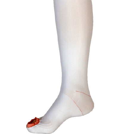 Alba Healthcare Ultra C.A.R.E Anti-embolism Stockings Thigh High 3X-Large White Inspection Toe - 868-06