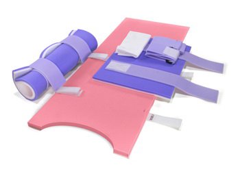 The Pink Pad - Trendelenburg Positioner Kit 20 W X 40 D X 1 H Inch Foam - 40584