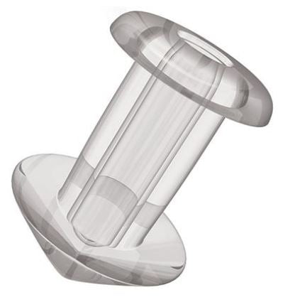 Oasis Soft Plug Eye Punctal Plug Silicone Semi-Permanent Style Petite 1 mm Length 0.6 mm Diameter - 6612-D