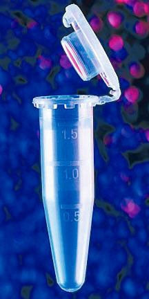 Fisher Scientific Eppendorf Microcentrifuge Tube Conical Bottom Plain 10 X 38 mm 1.5 mL Without Color Coding Snap Cap Polypropylene Tube - 540226