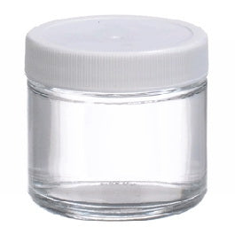 PANTek Technologies LLC Sample Jar Straight Sided, Wide Mouth Soda-lime Glass with Polypropylene Cap 2 oz. - W216903