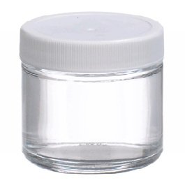 PANTek Technologies - Sample Jar Straight Sided / Wide Mouth Soda-lime Glass / Polypropylene Closure 2 oz. - W216903