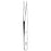 Sklar Sklar Tissue Forceps Jeweler 4-1/2 Inch Premium OR Grade NonMagnetic Stainless Steel NonSterile NonLocking Thumb Handles Straight #3 Micro Fine Sharp Pointed Tips - 66-7443