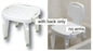 Fabrication Enterprises Fabrication Enterprises Shower Chair Without Arms Plastic Frame With Backrest 16 to 21 Inch Height - 45-2302