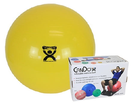Fabrication Enterprises CanDo Exercise Ball Yellow - 30-1961B