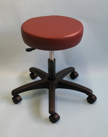 Brandt Industries Econobuoy Exam Stool Backless Pneumatic Height Adjustment 5 Casters Black - 13421BLK