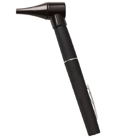Mini OtoLite - Otoscope Penlight Type 2 X Magnification - 3430-BLK
