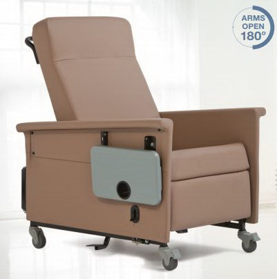 Champion Manufacturing Concord Series Manual Medical Recliner 3 Inch Thermoplastic Casters 3 Inch Thermoplastic Casters - 220OL04-TS7