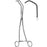 Sklar Sklar Hemostatic Forceps DeBakey 10 Inch Premium OR Grade Stainless Steel NonSterile Ratchet Lock Finger Ring Handle Double Angled Blunt Tips w/1 X 2 Rows of Fine Atraumatic Teeth - 52-6624