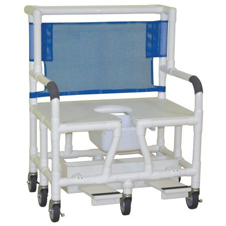 Mjm International Bariatric Shower Chair  Pvc Frame 22-1/4 Inch Height - 131-5-DB
