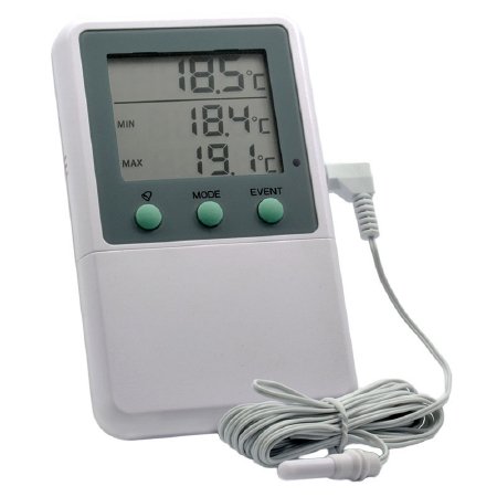 PANTek Technologies LLC Refrigerator / Freezer Thermometer Fahrenheit / Celsius -58° to +158°F (-50° to +70°C) Bottle Probe Desk / Wall Mount Battery Operated - ACC821RF