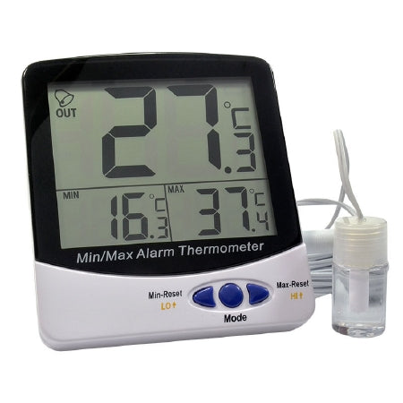 PANTek Technologies LLC Refrigerator / Freezer Thermometer Fahrenheit / Celsius -58° to +158°F (-50° to +70°C) Bottle Probe Desk / Wall Mount Battery Operated - ACC821RF
