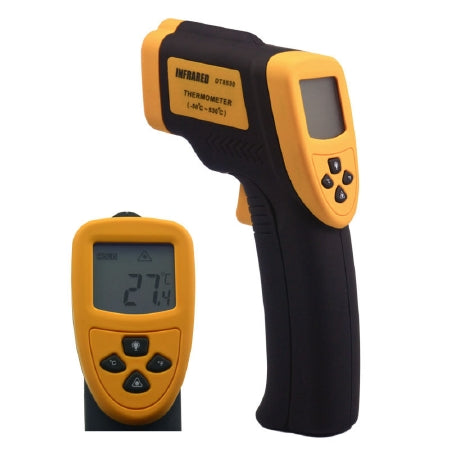 PANTek Technologies - Laboratory Thermometer Fahrenheit / Celsius -58° to +986°F (-50° to +530°C) Infrared Sensor Belt Loop Case Battery Operated - TCT8530
