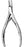 Econo - Nail Splitting Forceps 5 Inch Length Floor Grade Stainless Steel NonSterile NonLocking Plier Handle Straight Sharp Smooth Tips - 21-479