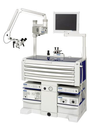 Optimus - ENT Treatment Cabinet Metal / Aluminum / Safety Laminated Glass 6 Drawers - Br Surgical - BR900-7510