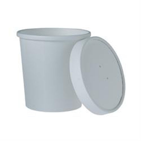 Flexstyle - Food Container White Single Use Paper 2-/19 X 3-1/9 X 3-1/9 Inch - KHB16A-2050