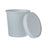Flexstyle - Food Container White Single Use Paper 2-/19 X 3-1/9 X 3-1/9 Inch - KHB16A-2050
