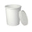 Solo Cup Flexstyle Food Container White Disposable Paper 3-1/6 X 4-1/6 X 5-1/3 Inch - KHB32A-2050