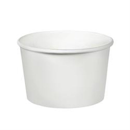 Solo Cup Solo Food Container White Disposable Paper 2-1/4 X 3 X 3-1/8 Inch - VS608-02050